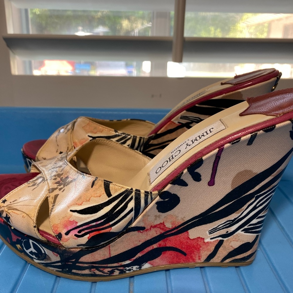 Jimmy Choo Wedge Shoes size 40 - Picture 1 of 10